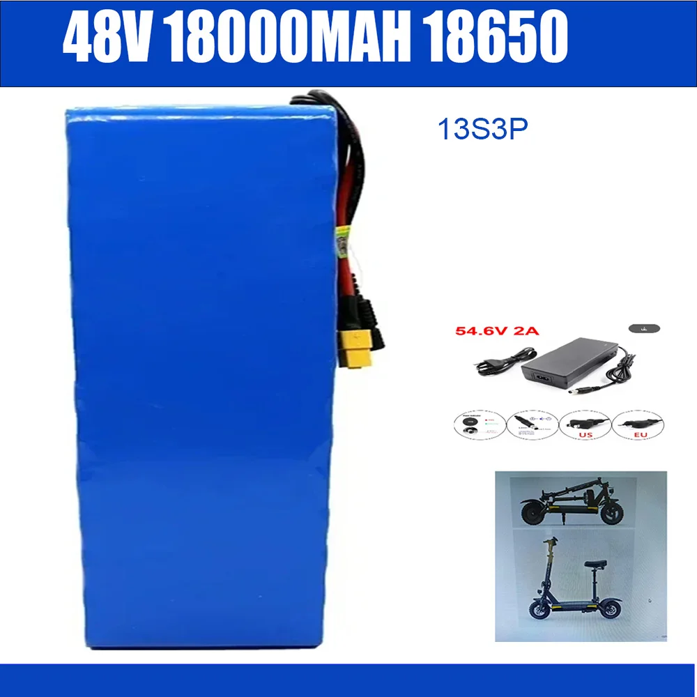 2025 NEW Original battery cell 13S3P 48V 18000mAh 100Ah lithium-ion battery pack with 1000W BMS, suitable for 54.6V
2025 NEW Original battery cell 13S3P 48V 18000mAh 100Ah lithium-ion battery pack with 1000W BMS, suitable for 54.6V