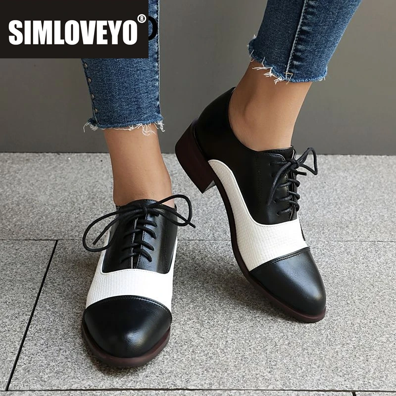 SIMLOVEYO 2025 Leisure Female Pumps Round Toe Lace Up Mixed Color Block Heels 3.2cm Large Size 45 46 47 48 Fashion Daily Shoes
SIMLOVEYO 2025 Leisure Female Pumps Round Toe Lace Up Mixed Color Block Heels 3.2cm Large Size 45 46 47 48 Fashion Daily Shoes