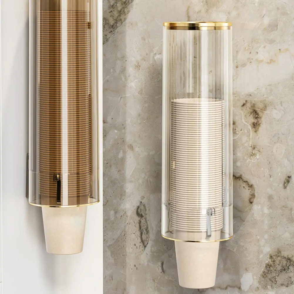 Practical Cup Dispenser Wall Mounted Paper Cup Holder Dispenser with Capacity Storage Rack Easy to Install Disposable for Home
Practical Cup Dispenser Wall Mounted Paper Cup Holder Dispenser with Capacity Storage Rack Easy to Install Disposable for Home