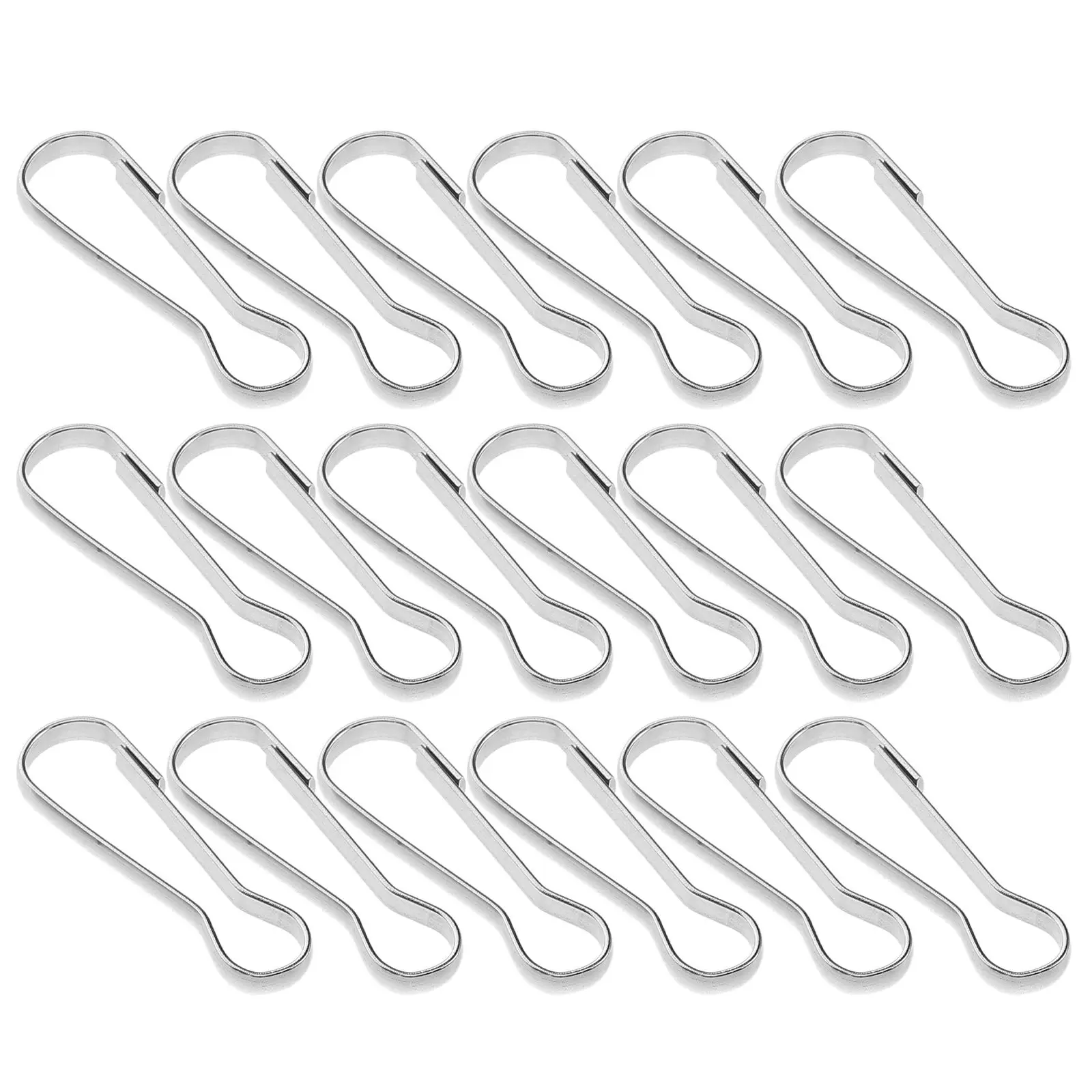 100PCS Stainless Steel Keychain Accessories Durable Snap Hooks Buckle Heavy Duty Clamp Hooks Metal Lanyard Clips
100PCS Stainless Steel Keychain Accessories Durable Snap Hooks Buckle Heavy Duty Clamp Hooks Metal Lanyard Clips