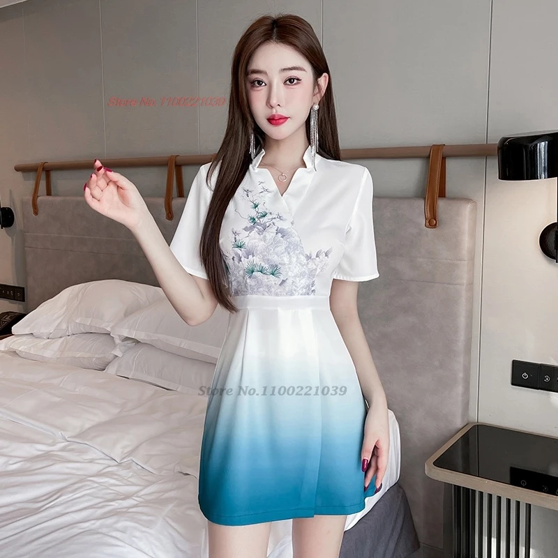 Китайское сексуальное вечернее платье Ципао 2021, улучшенное платье Cheongsam с цветочным принтом + шорты, банкетное платье для ночного клуба, красота, спа-униформа
Китайское сексуальное вечернее платье Ципао 2021, улучшенное платье Cheongsam с цветочным принтом + шорты, банкетное платье для ночного клуба, красота, спа-униформа