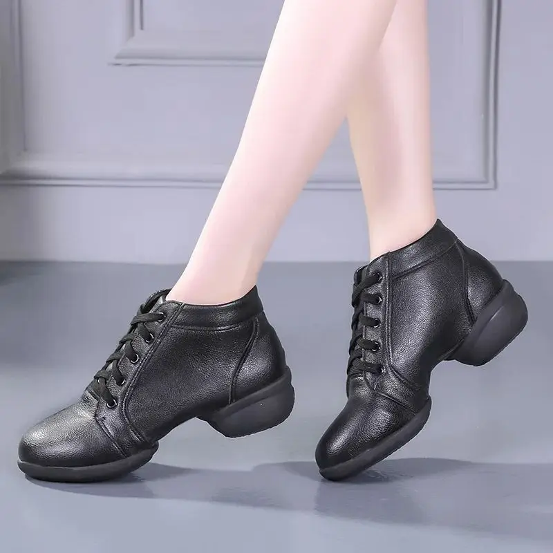 Women Sports Dance Shoes Classic Popular Leather Soft Sole Outdoor Breathable Jazz Modern Dance Sneakers For Women Shoes
Women Sports Dance Shoes Classic Popular Leather Soft Sole Outdoor Breathable Jazz Modern Dance Sneakers For Women Shoes