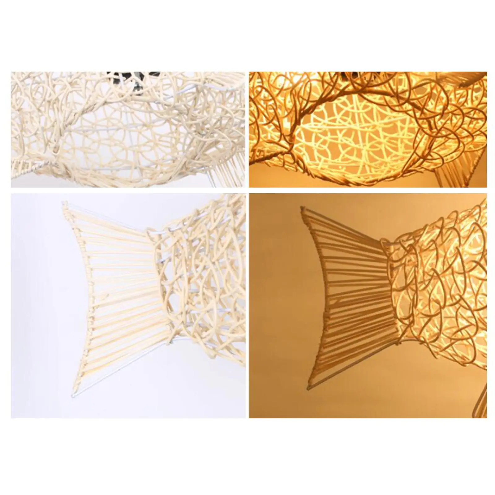 Fish Shaped Woven Rattan Pendant Light Ceiling Pendant Light Fixture Lamp Shade Rustic Ceiling Hanging Light for Bar Restaurant
Fish Shaped Woven Rattan Pendant Light Ceiling Pendant Light Fixture Lamp Shade Rustic Ceiling Hanging Light for Bar Restaurant