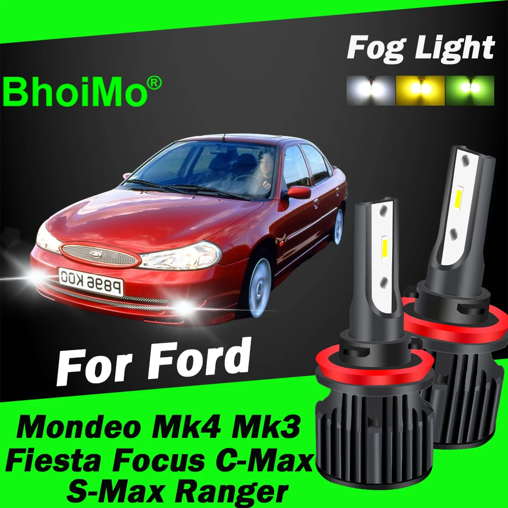 BhoiMo Front Fog Light Led Bulb For Ford Mondeo Mk4 Mk3 Fiesta Focus C-Max S-Max Ranger Car Lamps Auto
BhoiMo Front Fog Light Led Bulb For Ford Mondeo Mk4 Mk3 Fiesta Focus C-Max S-Max Ranger Car Lamps Auto