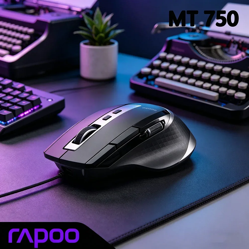 Hot Rechargeable Laser Wireless Mouse RAPOO MT750 Multi mode Bluetooth 4.0 Gaming Office Mouse For Big Hands
Hot Rechargeable Laser Wireless Mouse RAPOO MT750 Multi mode Bluetooth 4.0 Gaming Office Mouse For Big Hands