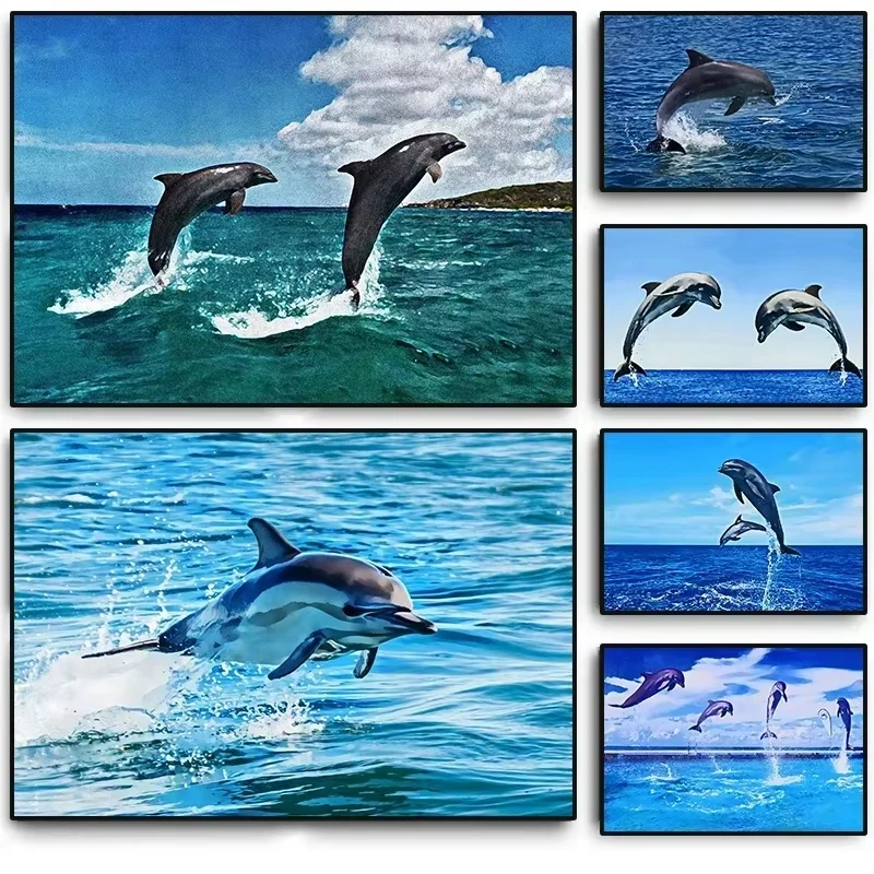 Jigsaw Puzzle for Adults 1000Pieces Leaping Dolphins Sea Life Artwork Paper Puzzle Home Wall Decoration Gift Idea
Jigsaw Puzzle for Adults 1000Pieces Leaping Dolphins Sea Life Artwork Paper Puzzle Home Wall Decoration Gift Idea