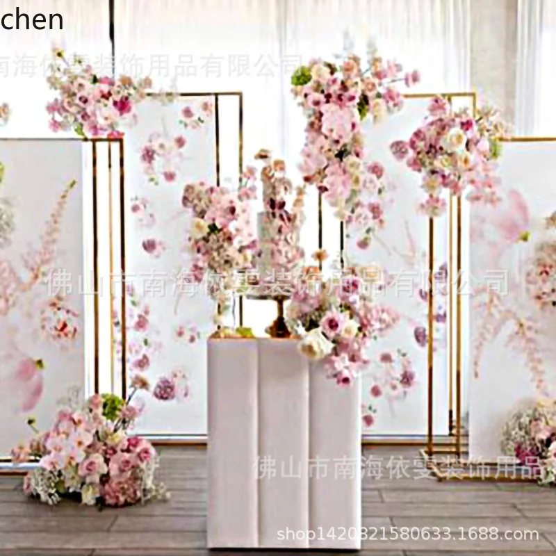 PYH Modern Light Luxury Advanced Iron Art Background Stand Outdoor Wedding Decoration Photo Background Board
PYH Modern Light Luxury Advanced Iron Art Background Stand Outdoor Wedding Decoration Photo Background Board
