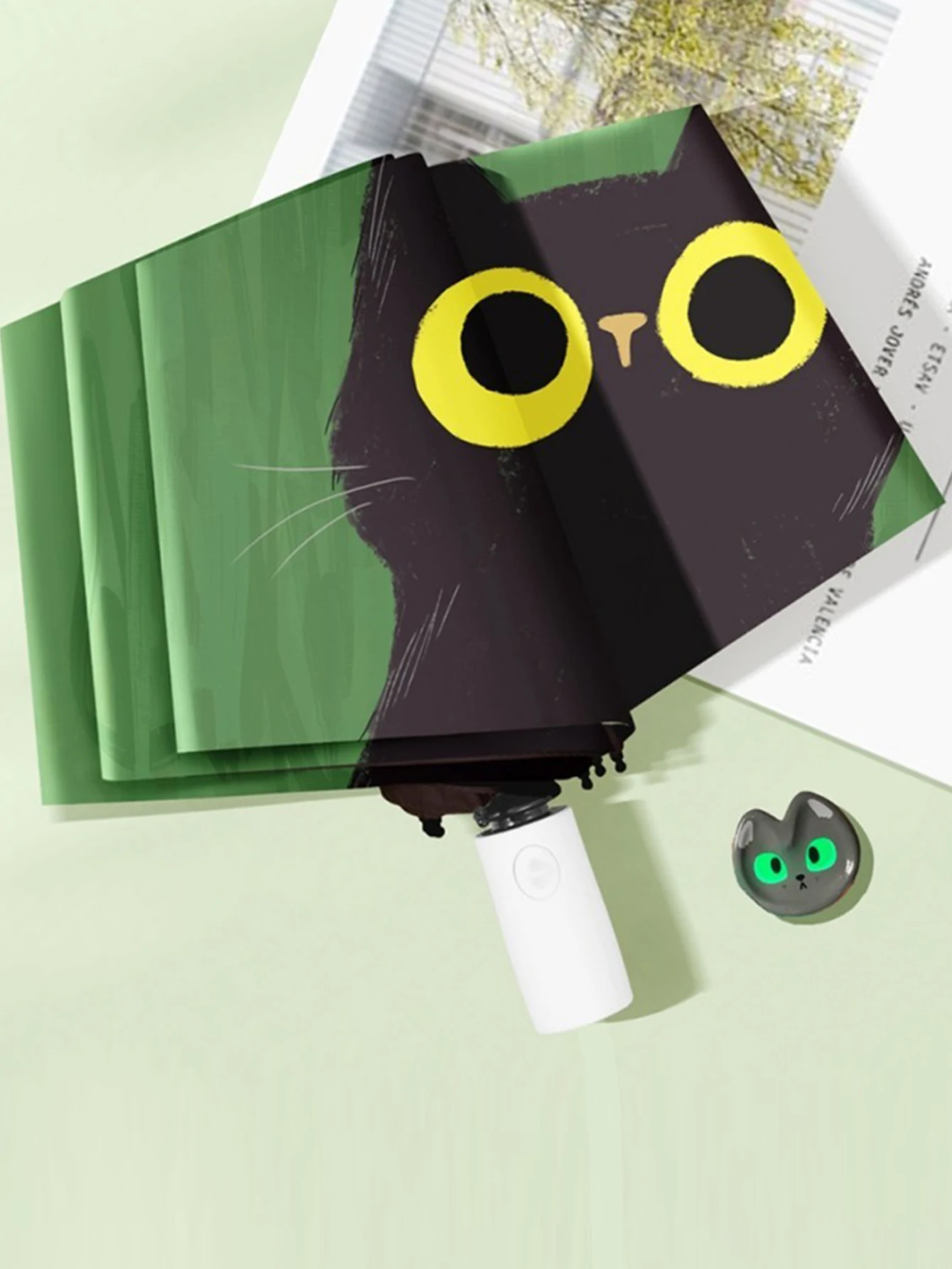 Umbrella, female cat, sun umbrella, portable sun umbrella, male sunny umbrella, student fully automatic umbrella
Umbrella, female cat, sun umbrella, portable sun umbrella, male sunny umbrella, student fully automatic umbrella