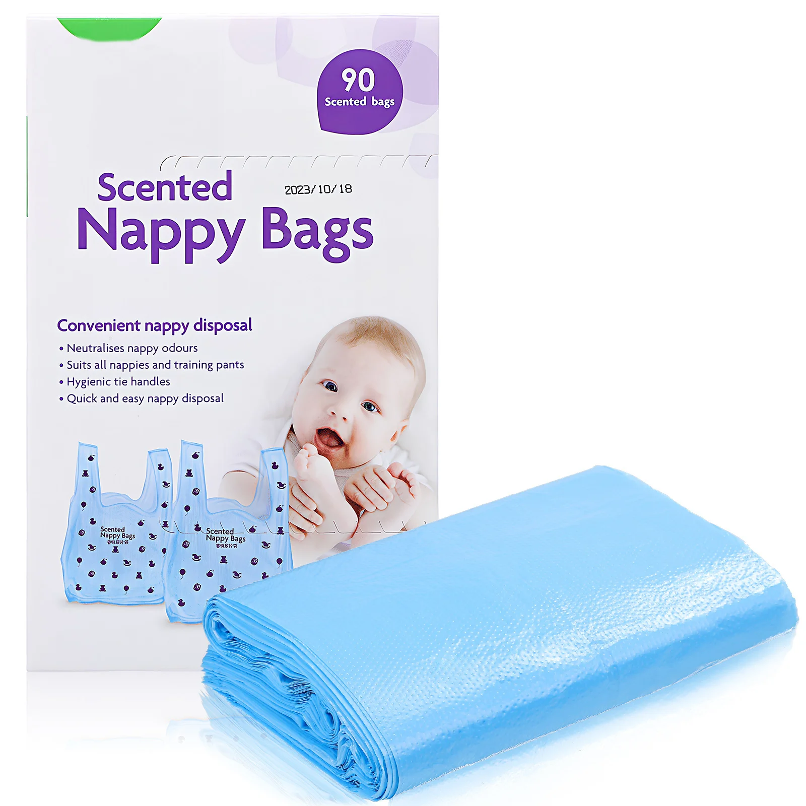 2 Boxes Diaper Sacks Baby Trash Bags Scented Hdpe Disposable Garbage Bags Pet Waste Rubbish Containers Thickened Leak Proof Easy
2 Boxes Diaper Sacks Baby Trash Bags Scented Hdpe Disposable Garbage Bags Pet Waste Rubbish Containers Thickened Leak Proof Easy