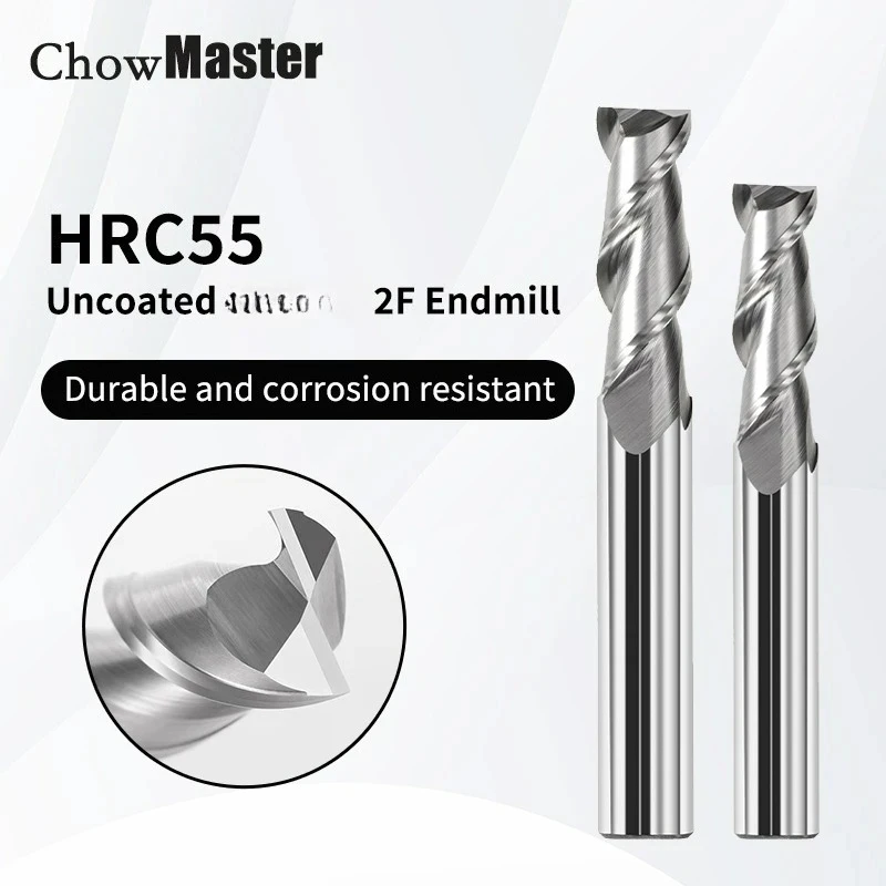 HRC55 Aluminium Milling Cutter Two Flute High Gloss Hard Alloy Keyway End Mill 2 Flutes CNC Tools
HRC55 Aluminium Milling Cutter Two Flute High Gloss Hard Alloy Keyway End Mill 2 Flutes CNC Tools