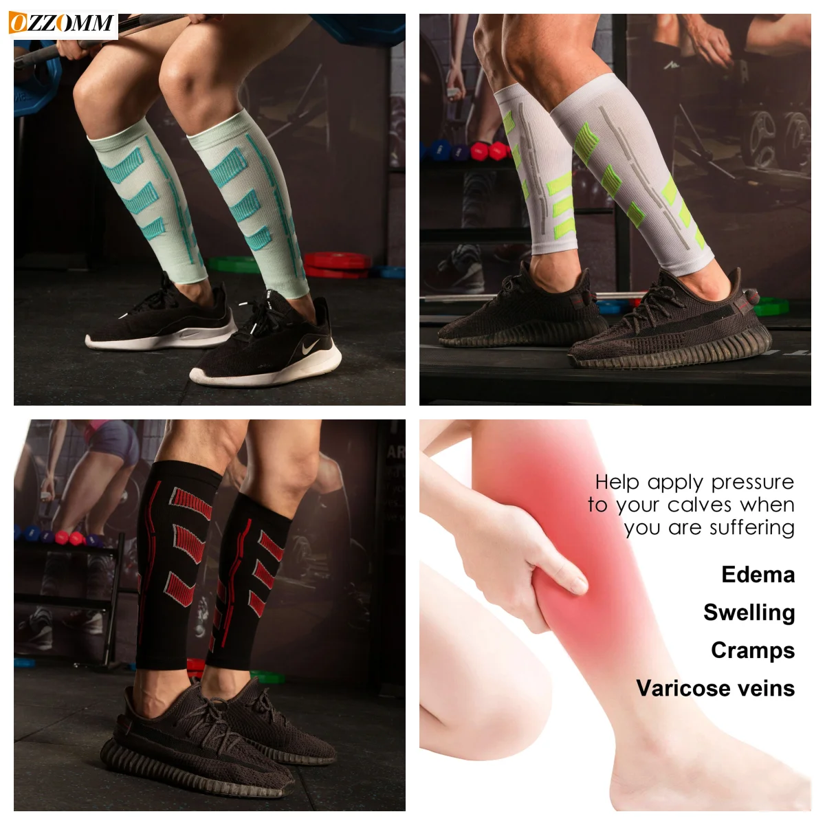 1Pair Breathable Calf Compression Sleeves Running Leg Compression Sleeve 20-30mmHg Compression Socks for Men Women Shin Splint
1Pair Breathable Calf Compression Sleeves Running Leg Compression Sleeve 20-30mmHg Compression Socks for Men Women Shin Splint