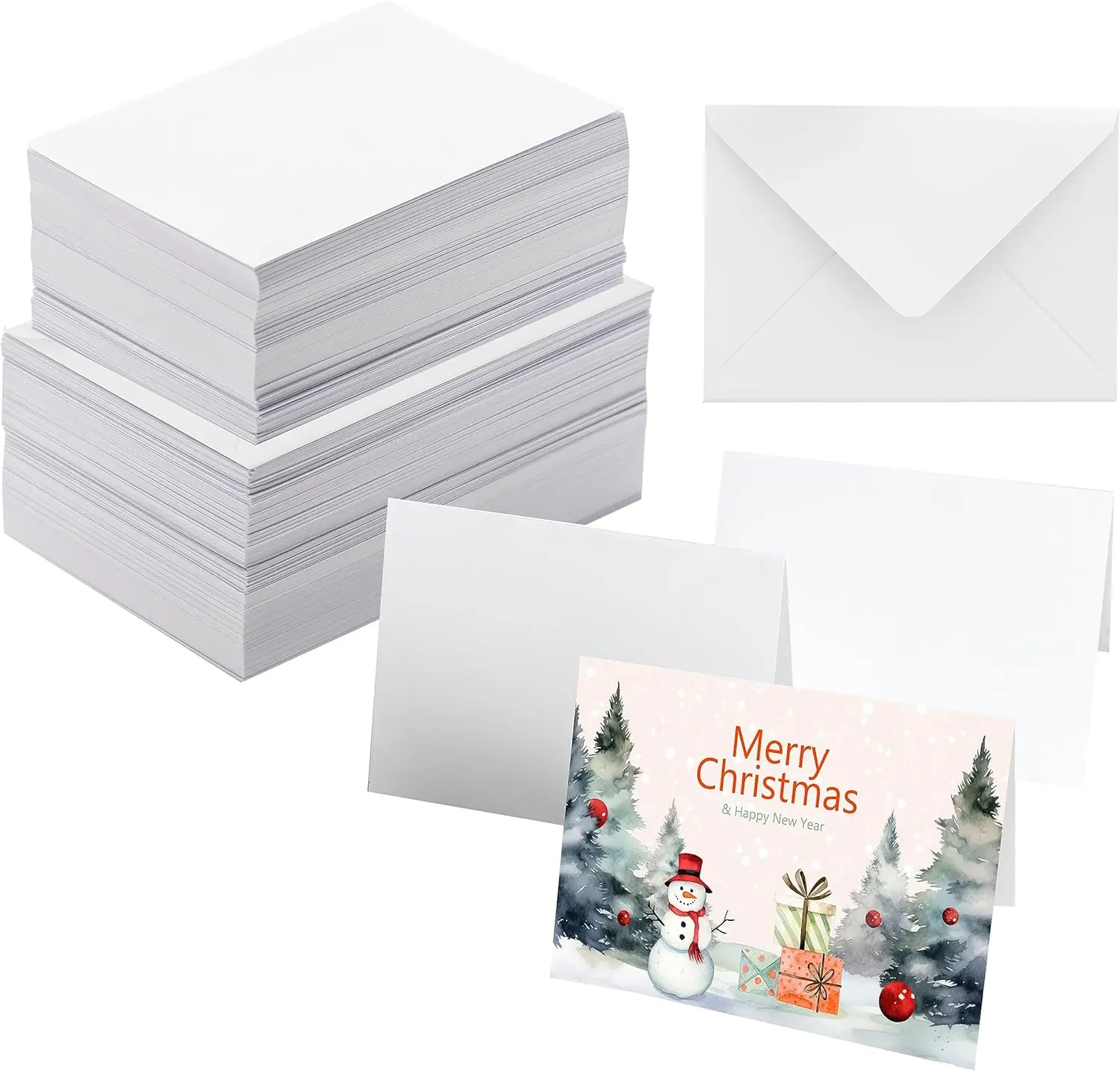 50 Pack Heavyweight Cotton Watercolor Cards with Envelopes, 4x6 Inch, for Painting and Card Making, Christmas Birthday Gifts
50 Pack Heavyweight Cotton Watercolor Cards with Envelopes, 4x6 Inch, for Painting and Card Making, Christmas Birthday Gifts