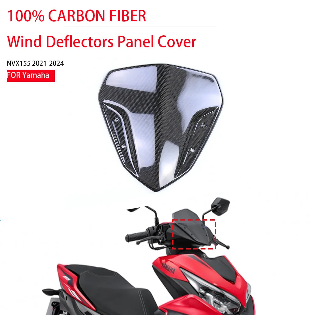 Motorcycle Accessories Windshield For YAMAHA NVX155 2021-2024 100% Pure Carbon Fiber Wind Deflectors Panel Cover Guard Protector
Motorcycle Accessories Windshield For YAMAHA NVX155 2021-2024 100% Pure Carbon Fiber Wind Deflectors Panel Cover Guard Protector