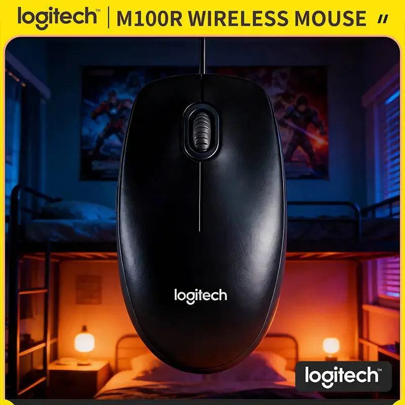Проводная мышь Logitech M100R — проводная USB-мышь, подходящая для компьютеров и ноутбуков, подходит для использования правой или левой рукой.
Проводная мышь Logitech M100R — проводная USB-мышь, подходящая для компьютеров и ноутбуков, подходит для использования правой или левой рукой.