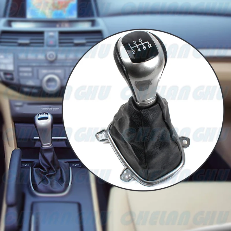 For Honda Accord Coupe 2008 2009 2010 2011 2012 2013 US Version 6 Speed Gear Shift Knob + PU Leather Boot Car accessories
For Honda Accord Coupe 2008 2009 2010 2011 2012 2013 US Version 6 Speed Gear Shift Knob + PU Leather Boot Car accessories