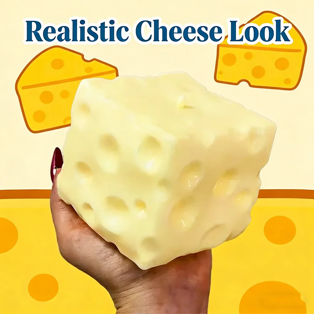 Большой антистрессовый мяч-кубик в форме сыра, формуемый, не прыгающий, сенсорная игрушка-антистресс, ASMR, рождественские подарки
Большой антистрессовый мяч-кубик в форме сыра, формуемый, не прыгающий, сенсорная игрушка-антистресс, ASMR, рождественские подарки