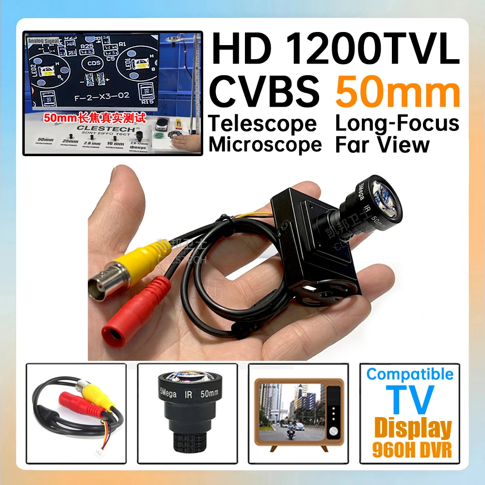 4Degree 50mm Mini CCTV Camera 1200TVL HD Analog CVBS Metal For Super Remote Detection Car Overtake Person Monitor DIY Security
4Degree 50mm Mini CCTV Camera 1200TVL HD Analog CVBS Metal For Super Remote Detection Car Overtake Person Monitor DIY Security