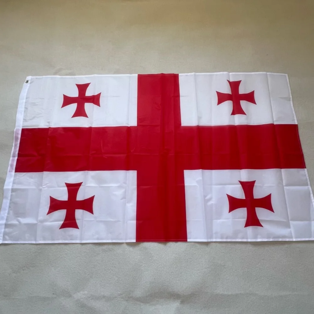 Georgia flag 90x150cm hanging polyester geo ge Georgia flag indoor outdoor home decoration
Georgia flag 90x150cm hanging polyester geo ge Georgia flag indoor outdoor home decoration