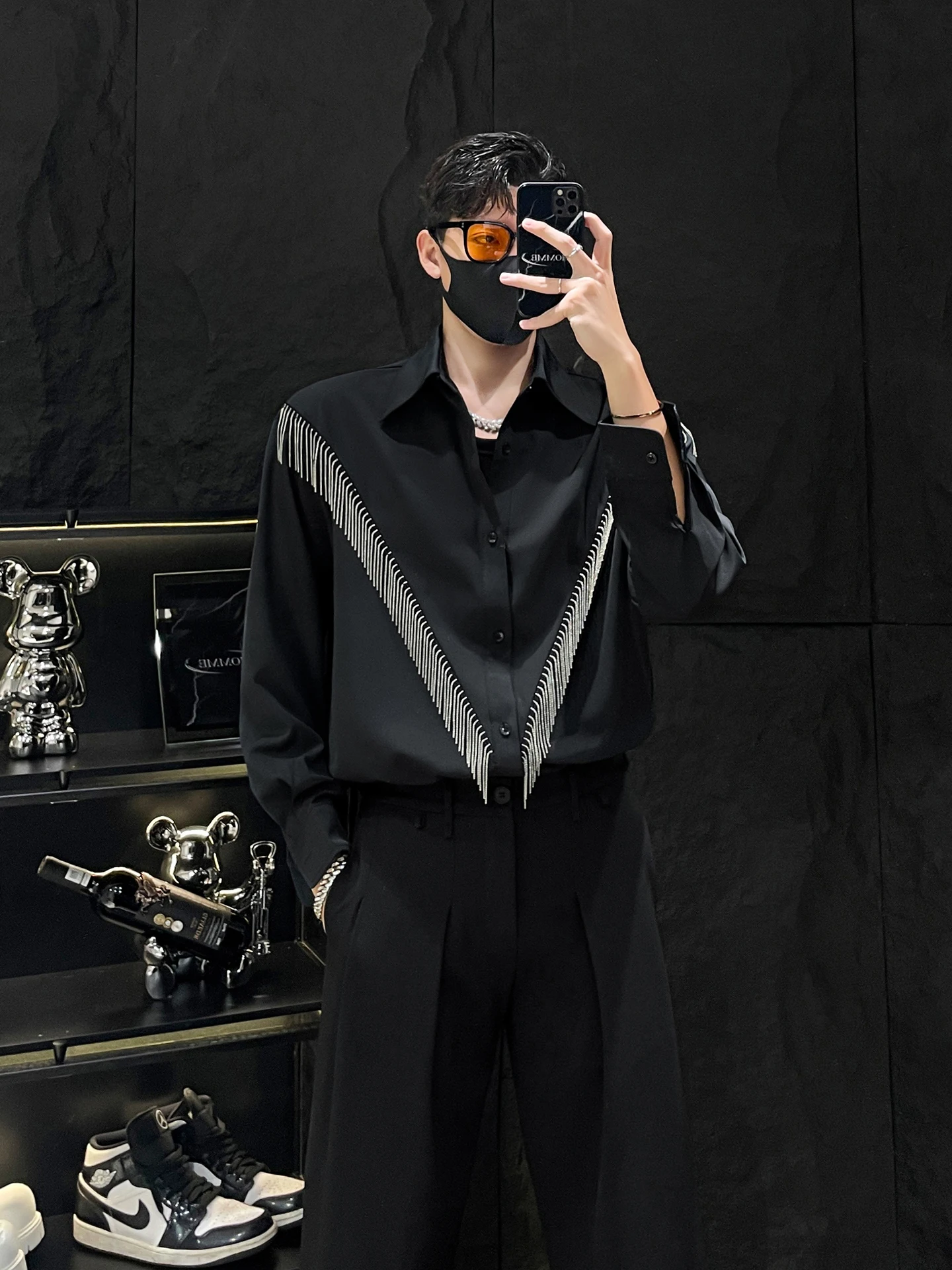 Мужская футболка свободного кроя Long Sve, повседневная, с бахромой и бусинами, молодежный тренд, ощущение прохлады, не требует глажки, осенняя одежда
Мужская футболка свободного кроя Long Sve, повседневная, с бахромой и бусинами, молодежный тренд, ощущение прохлады, не требует глажки, осенняя одежда