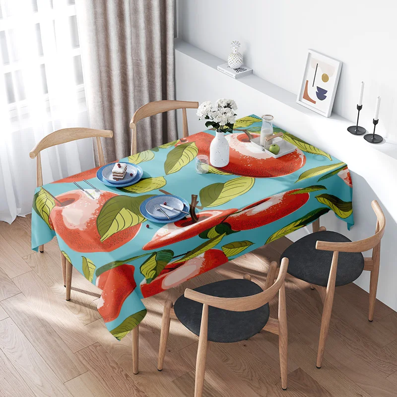 Modern Dining Room Tablecloth Floral Print Fabric for Home Decoration Table Linen Set with Wooden Chair Cover Blue Red Green Col
Modern Dining Room Tablecloth Floral Print Fabric for Home Decoration Table Linen Set with Wooden Chair Cover Blue Red Green Col