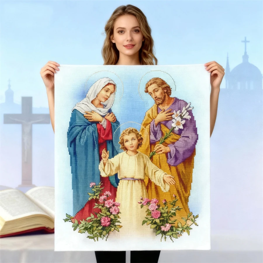2026 New Style Holy family cross stitch kit people 11ct printed canvas stitches embroidery DIY handmade needlework Home Decor
2026 New Style Holy family cross stitch kit people 11ct printed canvas stitches embroidery DIY handmade needlework Home Decor