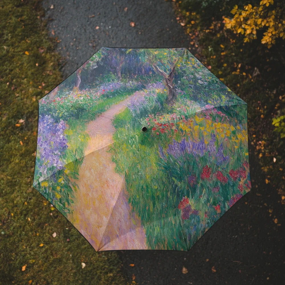 1pc Impressionist Monet-Style Garden Umbrella - Open/Close, -Resistant & Lightweight Compact Folding Parasol with French Laven
1pc Impressionist Monet-Style Garden Umbrella - Open/Close, -Resistant & Lightweight Compact Folding Parasol with French Laven