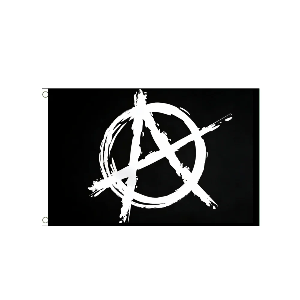 Anarchy Symbol Flag 2x3ft 3x5ft - Black White Circle A Anarchist Banner Indoor Outdoor Wall Decor for Punk Protest Movement
Anarchy Symbol Flag 2x3ft 3x5ft - Black White Circle A Anarchist Banner Indoor Outdoor Wall Decor for Punk Protest Movement