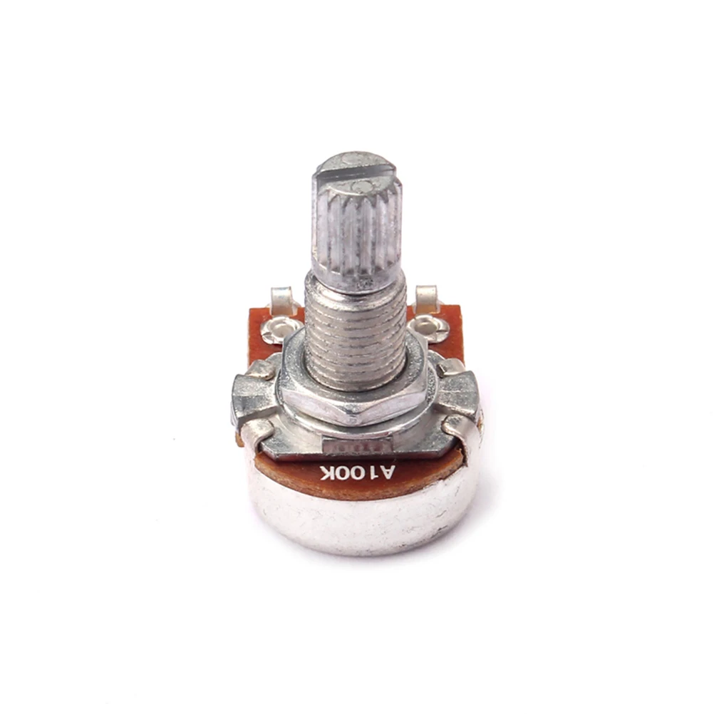 A100k Guitar Potentiometer Knurled Split Shaft Curved Pot Volume Tone Controls Audio Potentiometers Guitar Amp Replacement
A100k Guitar Potentiometer Knurled Split Shaft Curved Pot Volume Tone Controls Audio Potentiometers Guitar Amp Replacement