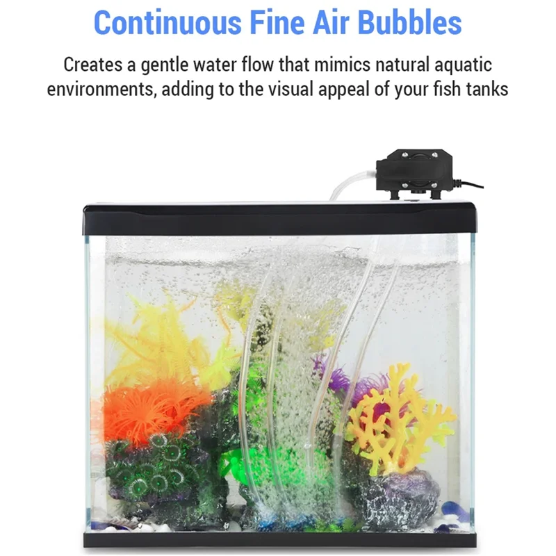 AT21-Aquarium Oxygen Pump Electromagnetic Air Pump For Aquariums Fish Tanks Hydroponic EU Plug
AT21-Aquarium Oxygen Pump Electromagnetic Air Pump For Aquariums Fish Tanks Hydroponic EU Plug