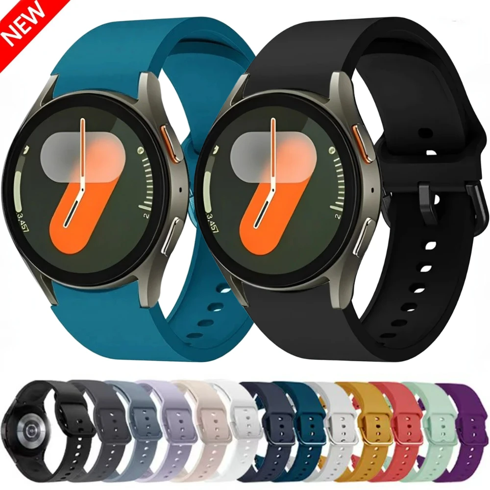 Silicone Strap for Samsung Galaxy Watch 7 6 5 4 40mm 44mm 5pro 45mm Sport Watchband 20mm Bracelet Watch 6 Classic 47mm 43mm Band
Silicone Strap for Samsung Galaxy Watch 7 6 5 4 40mm 44mm 5pro 45mm Sport Watchband 20mm Bracelet Watch 6 Classic 47mm 43mm Band