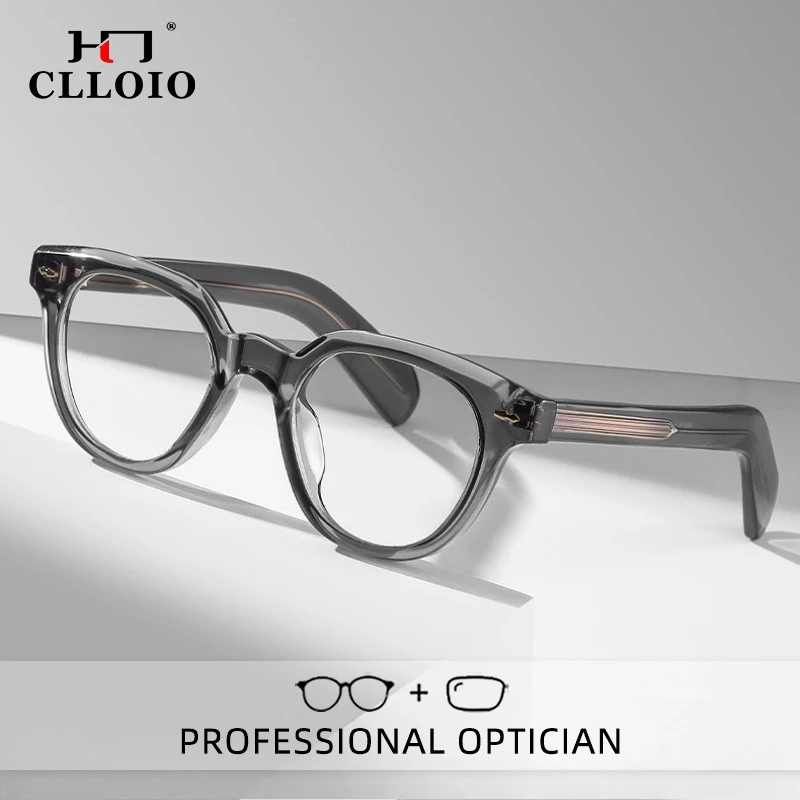 CLLOIO Retro Trendy Comfortable Anti Blue Light Myopia Glasses TR90 Round Thick Frame Progressive Prescription Reading Glasses
CLLOIO Retro Trendy Comfortable Anti Blue Light Myopia Glasses TR90 Round Thick Frame Progressive Prescription Reading Glasses