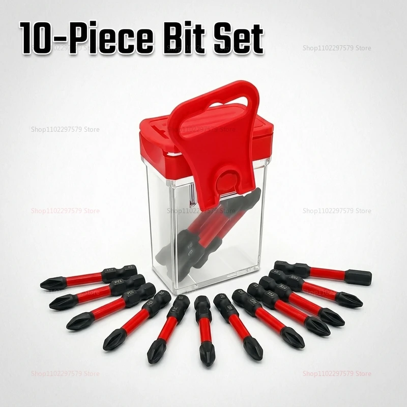 10pcs Magnetic PZ2 Screwdriver Bits Set 50mm High Hardness S2 Steel Impact Resistant Non-Slip for Home Repair
10pcs Magnetic PZ2 Screwdriver Bits Set 50mm High Hardness S2 Steel Impact Resistant Non-Slip for Home Repair