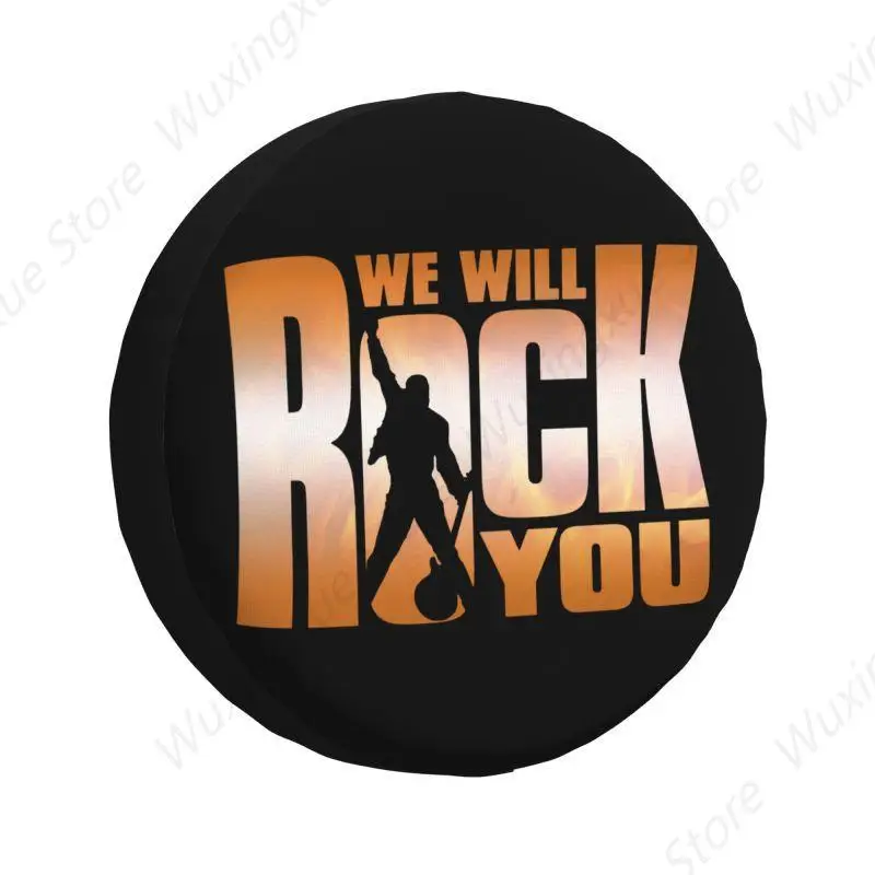 We Will Rock You Spare Tire Cover for Toyota Land Cruiser Prado Jeep RV SUV 4WD 4x4 Car Heavy Metal Music Wheel Protector Covers
We Will Rock You Spare Tire Cover for Toyota Land Cruiser Prado Jeep RV SUV 4WD 4x4 Car Heavy Metal Music Wheel Protector Covers