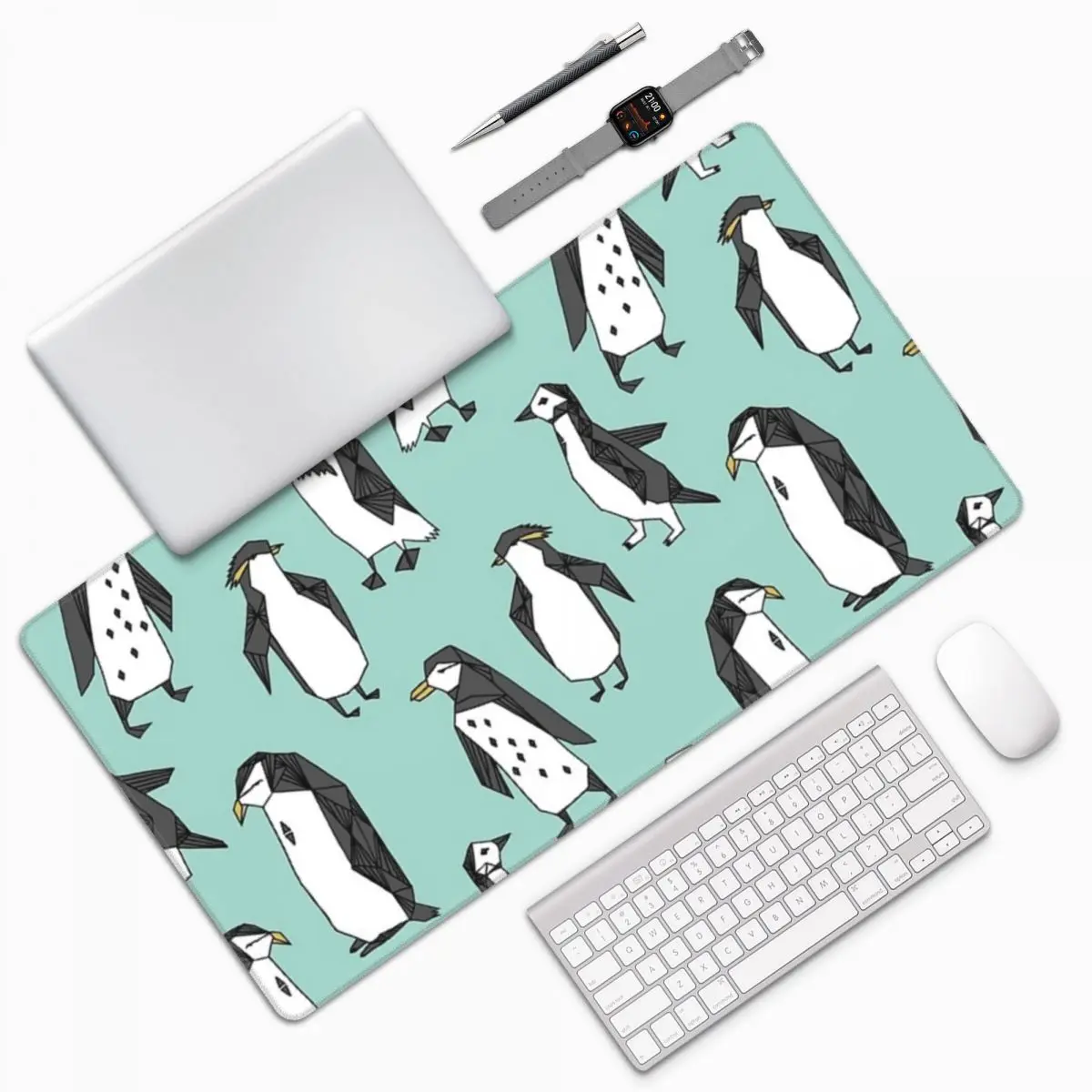 Коврик для мыши Penguin - Mint от Andrea Lauren, большой коврик для мыши и клавиатуры, коврик для геймеров, коврик для ноутбука, офисные аксессуары, настольные коврики
Коврик для мыши Penguin - Mint от Andrea Lauren, большой коврик для мыши и клавиатуры, коврик для геймеров, коврик для ноутбука, офисные аксессуары, настольные коврики