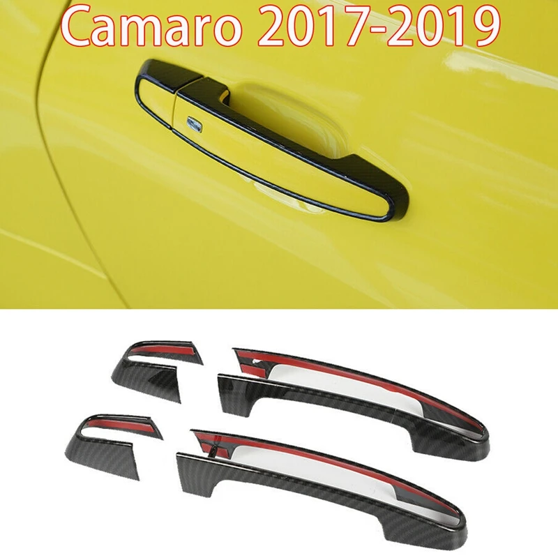 New-4X Exterior Door Handle Cover Trim For Chevrolet Camaro 2017-2019 Carbon Fiber
New-4X Exterior Door Handle Cover Trim For Chevrolet Camaro 2017-2019 Carbon Fiber