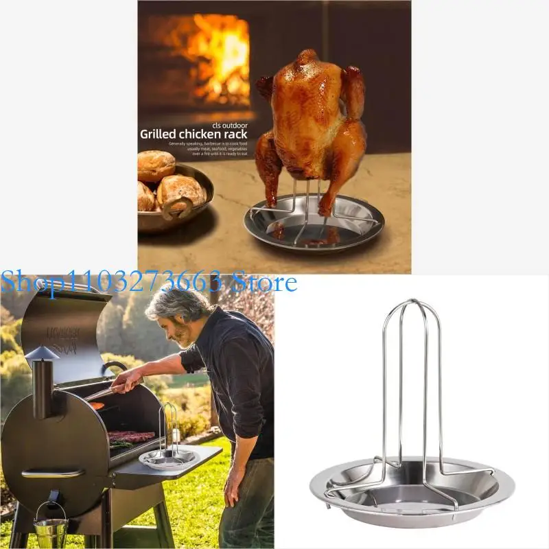 R6FE Grill, BBQ, Stainless Steel Vertical Poultry Turkey Standing Holder Cooking Tool
R6FE Grill, BBQ, Stainless Steel Vertical Poultry Turkey Standing Holder Cooking Tool