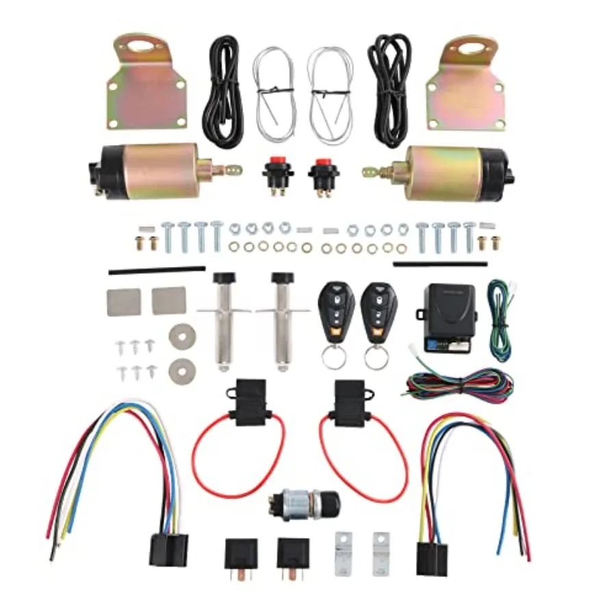 Shaved Handle Door Popper Kit 2 Door Kit With Remote ONE SET 85 lb
Shaved Handle Door Popper Kit 2 Door Kit With Remote ONE SET 85 lb