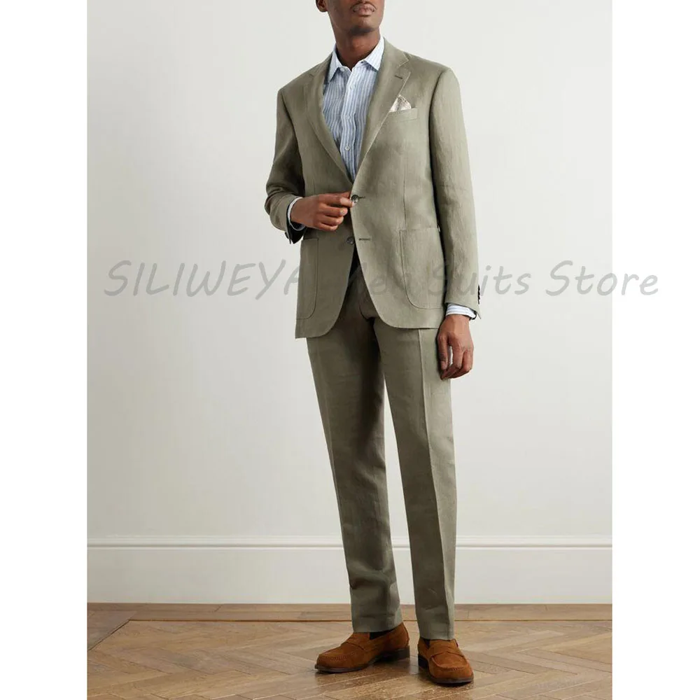 Luxury Men's Suit Notch Lapel Single Breasted 2 Pieces Jacket Pants High Quality Fit Formal Event Wedding Male Clothing Fashion
Luxury Men's Suit Notch Lapel Single Breasted 2 Pieces Jacket Pants High Quality Fit Formal Event Wedding Male Clothing Fashion