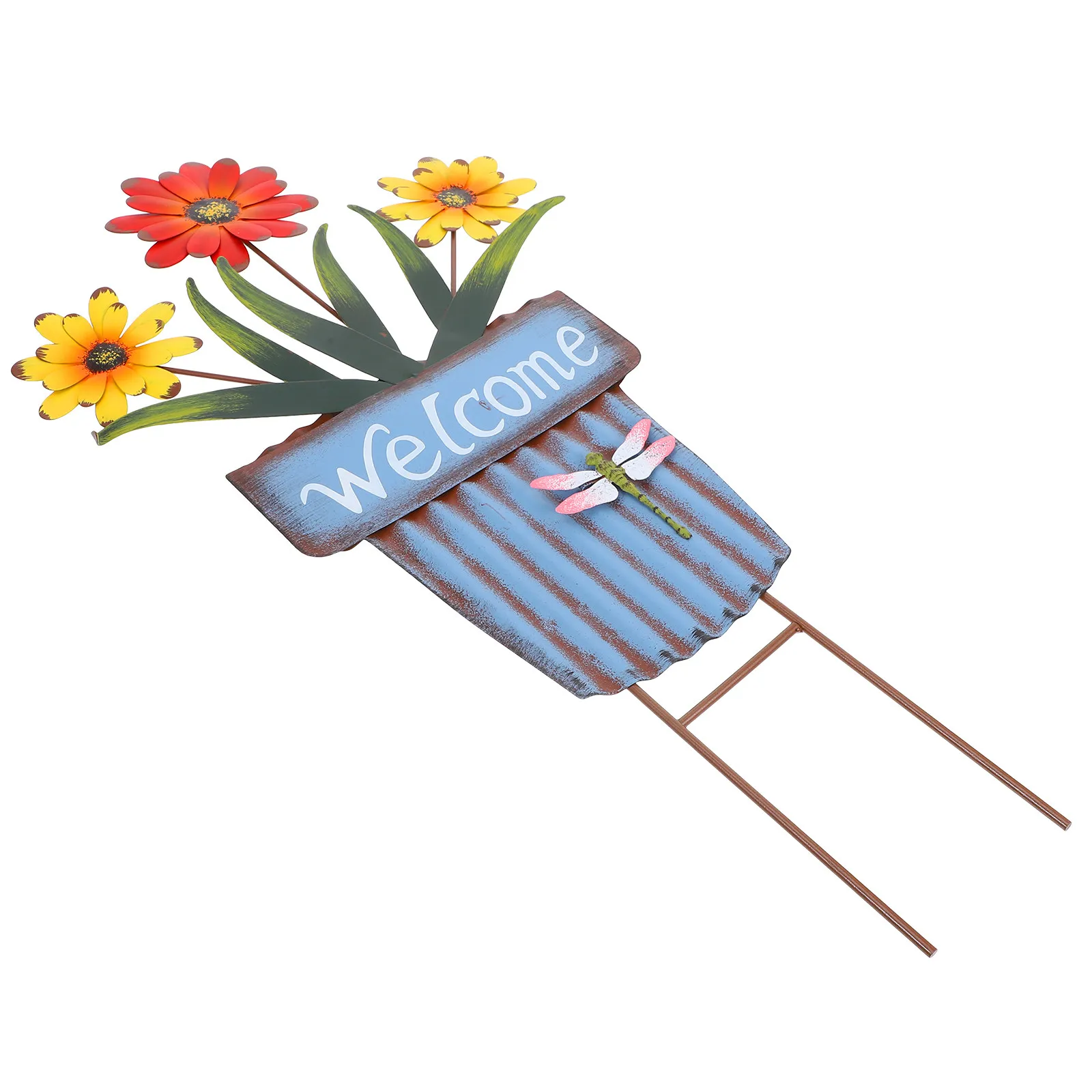 Metal Garden Stake Decor Iron Flower Pot Insert for Outdoor Yard Lawn Patio Decoration Garden Inserted Decor Ground Staked
Metal Garden Stake Decor Iron Flower Pot Insert for Outdoor Yard Lawn Patio Decoration Garden Inserted Decor Ground Staked