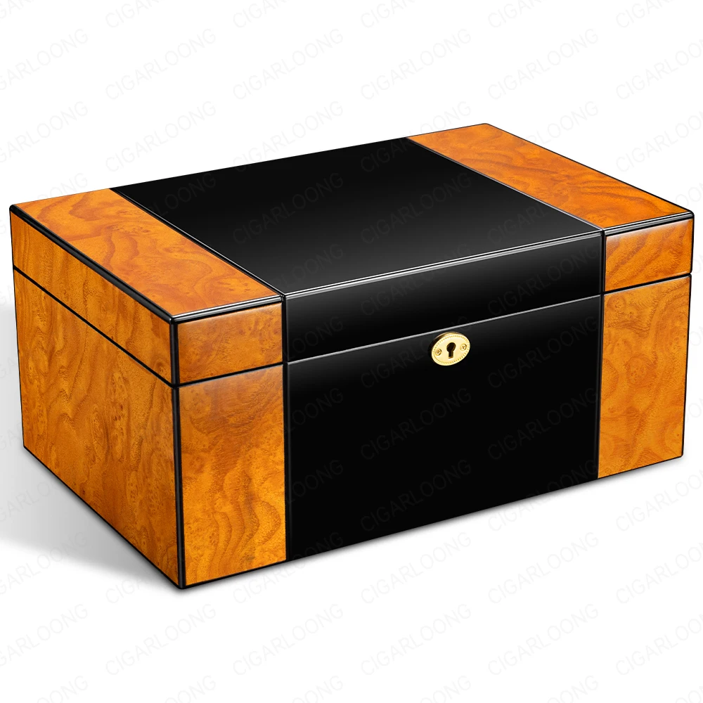 Portable Custom Cedar Wood Luxury Display Travel Cuban Cigar Humidor Wooden Cigar Box Parts
Portable Custom Cedar Wood Luxury Display Travel Cuban Cigar Humidor Wooden Cigar Box Parts