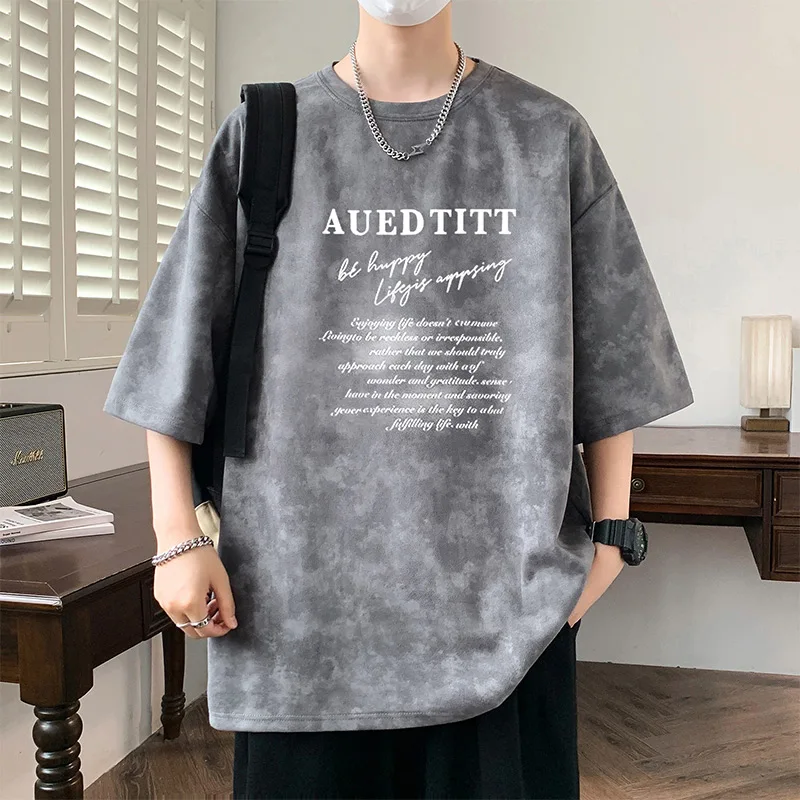Летняя модная футболка с принтом для мужчин, стильная, свободная, удобная, с круглым вырезом, универсальная, для активного отдыха и походов в горы.
Летняя модная футболка с принтом для мужчин, стильная, свободная, удобная, с круглым вырезом, универсальная, для активного отдыха и походов в горы.