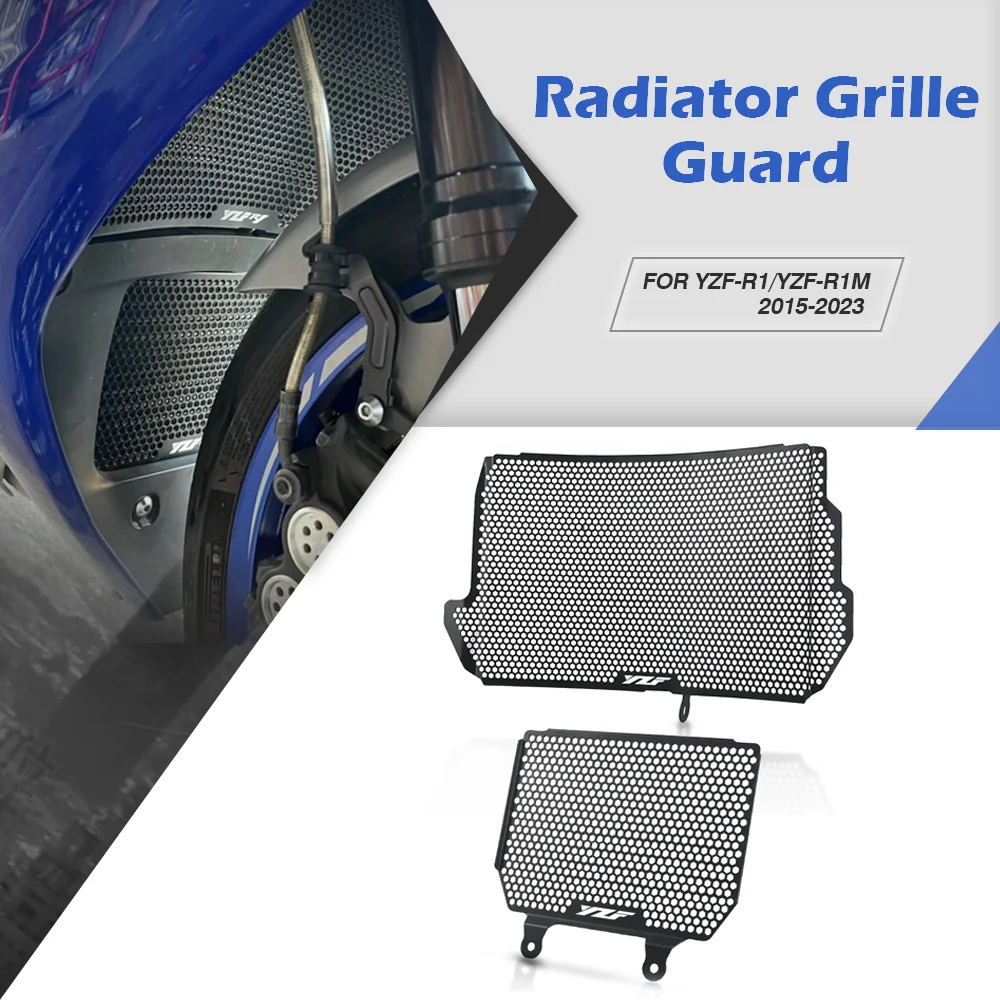 FOR Yamaha YZF-R1M/YZF-R1 2015-2023 Motorcycle Protector Protective Grill Radiator Grille Guard Cover Oil Cooler YZFR1 YZFR1M
FOR Yamaha YZF-R1M/YZF-R1 2015-2023 Motorcycle Protector Protective Grill Radiator Grille Guard Cover Oil Cooler YZFR1 YZFR1M