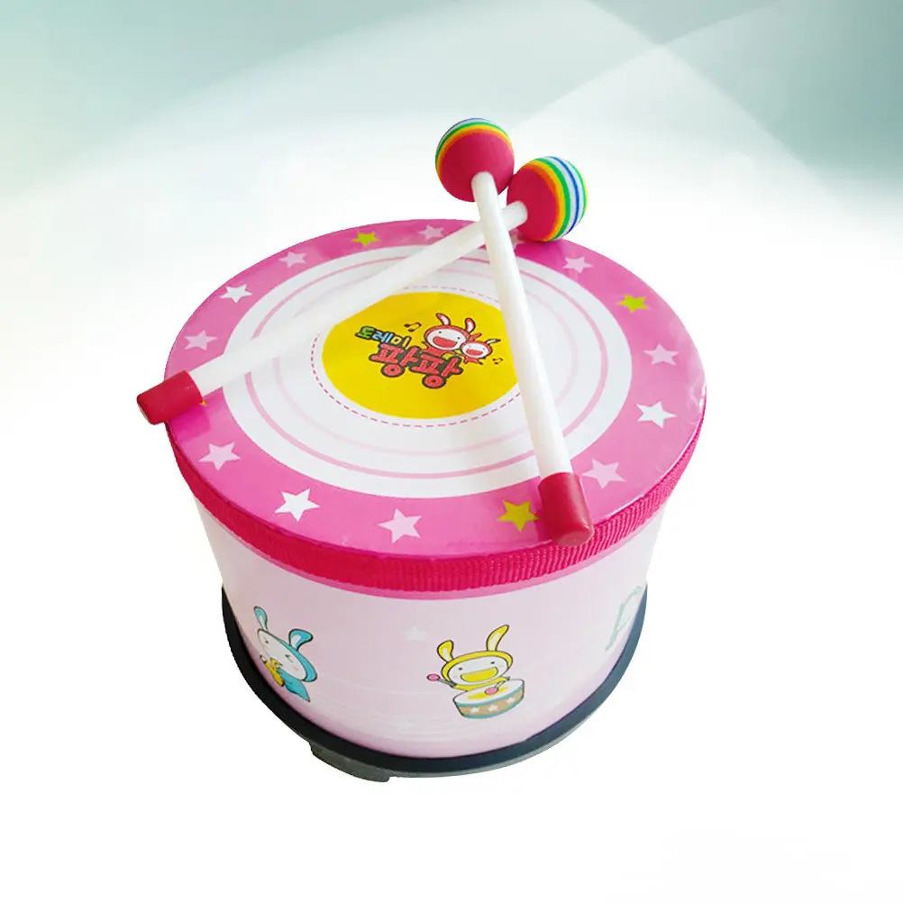 Pink Kids Bass Drum Children's Percussion Instrument for Early Music Education Stimulating Sound Hand Eye Coordination
Pink Kids Bass Drum Children's Percussion Instrument for Early Music Education Stimulating Sound Hand Eye Coordination