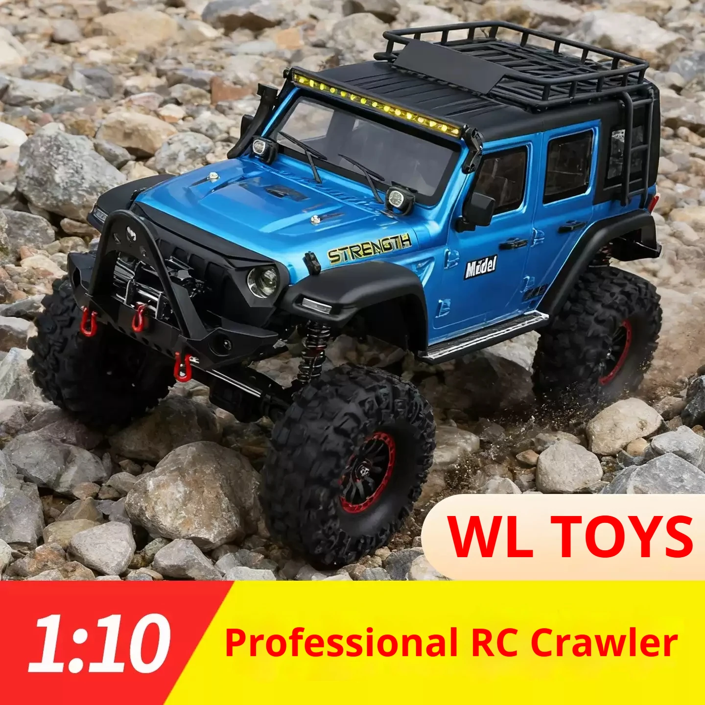 WLtoys 1:10 104010 Electric Remote Control Car Toys 4x4 Off-Road Climbing Vehicle Model Upgraded With Electric Winch Adult Gifts
WLtoys 1:10 104010 Electric Remote Control Car Toys 4x4 Off-Road Climbing Vehicle Model Upgraded With Electric Winch Adult Gifts