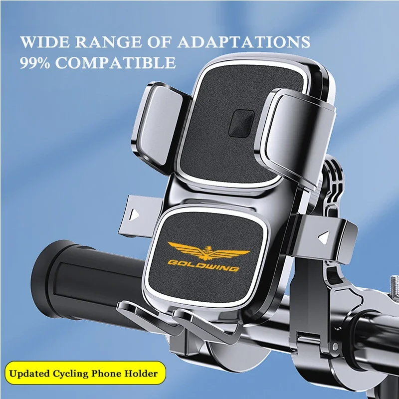 For HONDA Goldwing 1800 GL1800 GOLDWING1800 2025 Custom LOGO Mobile Phone Holder GPS Stand Bracket Motorcycle Accessorie
For HONDA Goldwing 1800 GL1800 GOLDWING1800 2025 Custom LOGO Mobile Phone Holder GPS Stand Bracket Motorcycle Accessorie