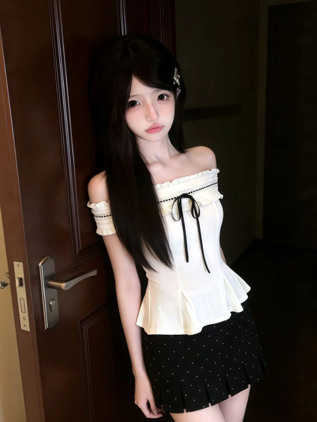 Korean Style Unique One Shoulder Bodycon Short Skirt Two Piece Set Youthful Summer Outfit Comfortable Cotton round Neck Tshirt
Korean Style Unique One Shoulder Bodycon Short Skirt Two Piece Set Youthful Summer Outfit Comfortable Cotton round Neck Tshirt