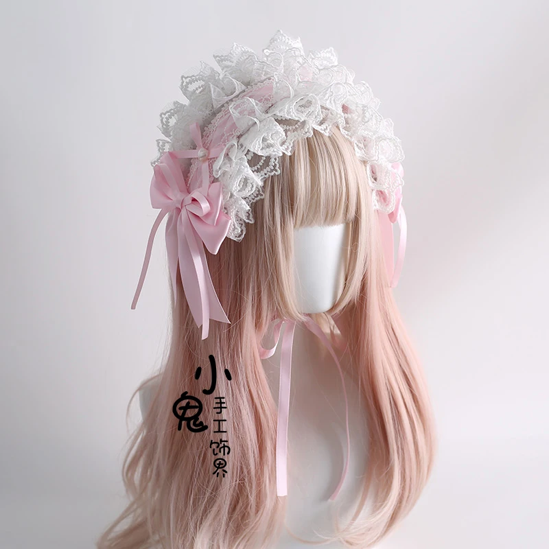Original Pink White Sakura Style Lolita Headband Top Hat Girls Wear Fashion Accessories Headband Hair Accessories for Women
Original Pink White Sakura Style Lolita Headband Top Hat Girls Wear Fashion Accessories Headband Hair Accessories for Women