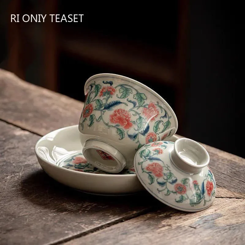 140ml Chinese Blue and White Ceramic Gaiwan Handmade Teacup Beauty Tea Infuser Hand-painted Flowers Tea Bowl Porcelain Tea Set
140ml Chinese Blue and White Ceramic Gaiwan Handmade Teacup Beauty Tea Infuser Hand-painted Flowers Tea Bowl Porcelain Tea Set