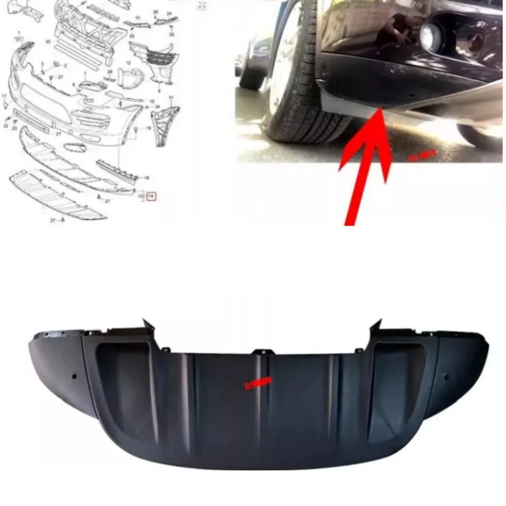 Front bumper lower splash guard For Porsche Cayenne 2011-2017
Front bumper lower splash guard For Porsche Cayenne 2011-2017