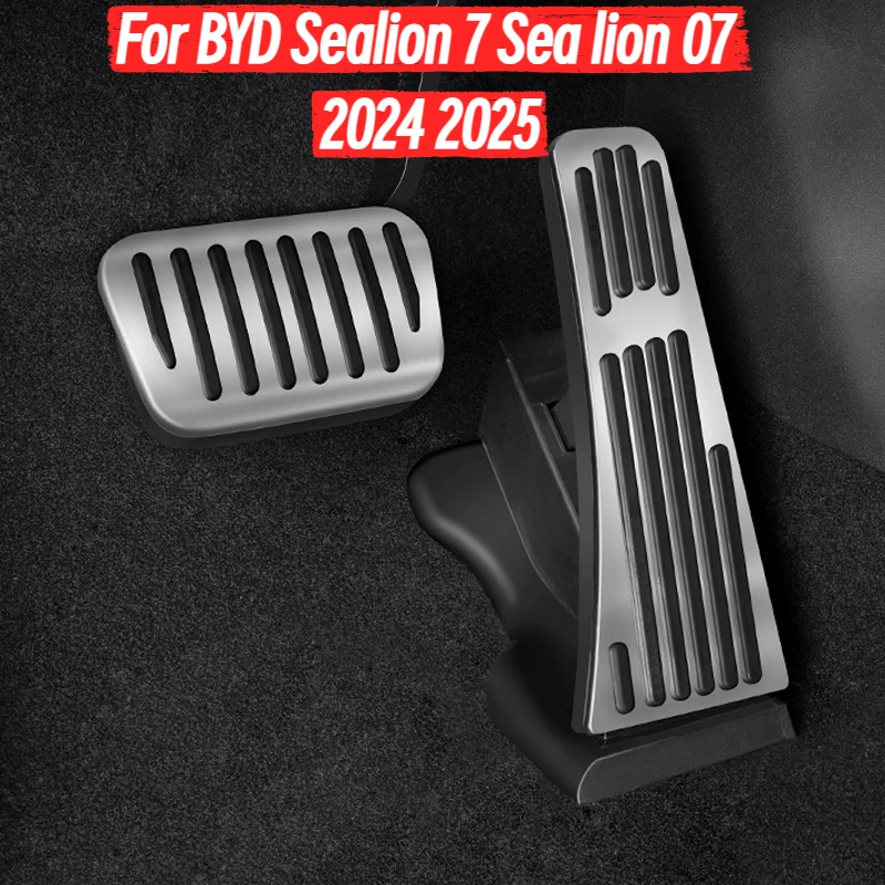 For BYD Sealion 7 Sea lion 07 2024 2025 Silvery Car Brake Pedals Cover Non Slip Pads Interior Decoration Cover Accessories
For BYD Sealion 7 Sea lion 07 2024 2025 Silvery Car Brake Pedals Cover Non Slip Pads Interior Decoration Cover Accessories